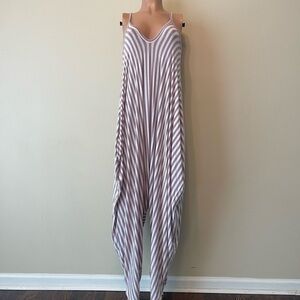 Fab’rik Striped Noodle Strap Jumpsuit